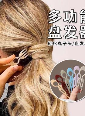 U形小鱼发簪发饰女日常丸子头倒插梳盘头发神器高级感多功能发卡