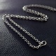 毛衣链日韩风 项链潮长款 多长度 不拘S925纯银3.2mm太角链男士