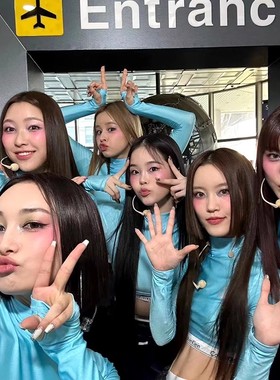 2025新款XG女团left right同款打歌服嘻哈爵士舞街舞演出服套装