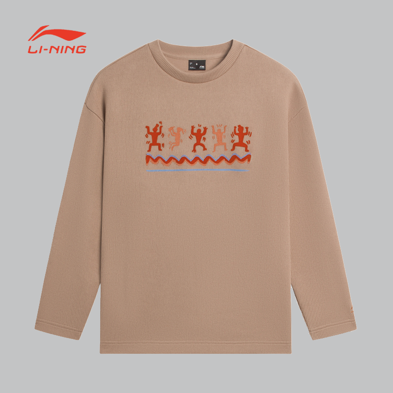 春秋季无帽卫衣李宁女子