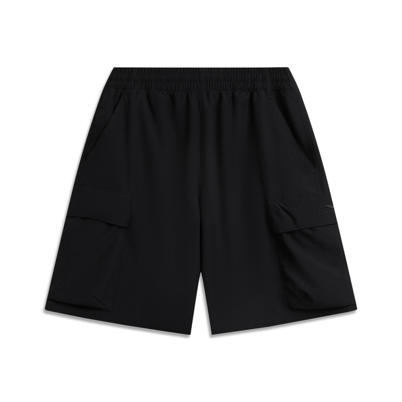 李宁短裤夏男款运动潮流系列舒适透气简约宽松运动短裤AKSV367-,运动服/休闲服装,运动中长裤／短裤,淘宝优惠券,粉丝福利购,淘宝优惠卷