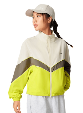 李宁正品女装2025新款速干透气休闲时尚立领运动夹克外套AFDV690