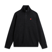 男子运动潮流系列套头无帽编织衫 2025春季 AMBV177 开衫 李宁正品