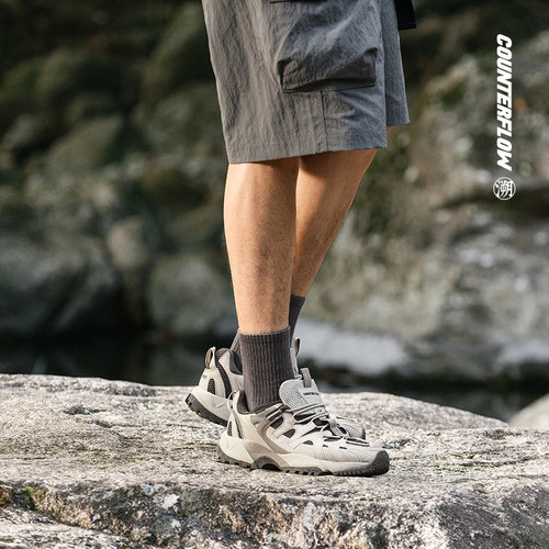 LI-NING/李宁24春CF溯行野户外系列男子户外运动休闲鞋AGLU073-2