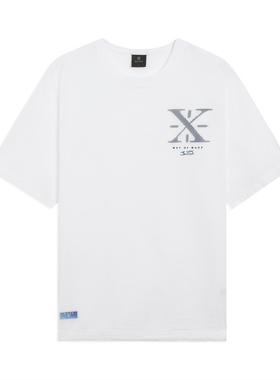 李宁短袖T恤男夏季韦德系列时尚舒适宽松休闲短袖T恤ATSS421-B品