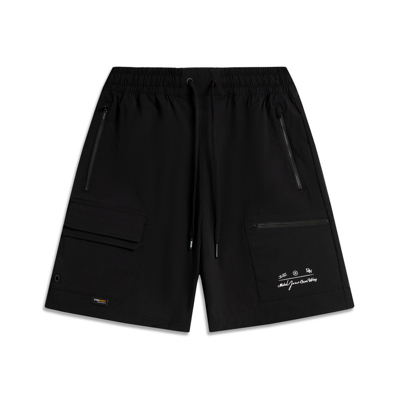 李宁正品男子运动短裤夏季韦德系列舒适透气速干短裤AKSV027