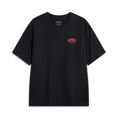 李宁 电竞风宽松运动上衣AHSV153 25夏季 x英雄联盟短袖 T恤男女同款