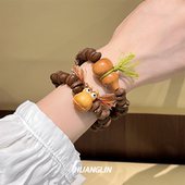 咖啡豆很醒脑手作串珠百搭男款 手串女生小众设计趣萌搞怪情侣手链