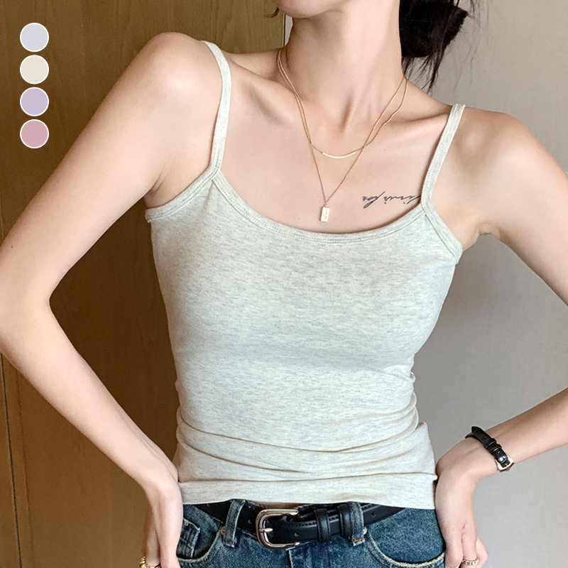 辣妹小吊带背心女内搭外穿春夏遮副乳美背修身打底抹胸裹胸上衣潮
