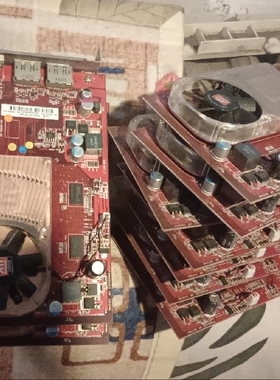 ati hd4600 1G dvi 双dp pcie 拆机显卡