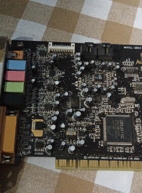 拆机老声卡 创新 SB 0310 PCI