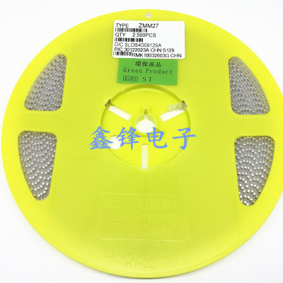 贴片稳压二极管 0.5W 1206 LL34 ZMM27V 27V 一盘2500PCS一盘42元