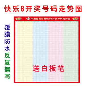福彩新版快乐8走势图展示图 快乐八开奖号码分布图 快8表格 包邮
