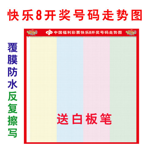 福彩新版快乐8走势图展示图 快乐八开奖号码分布图 快8表格 包邮