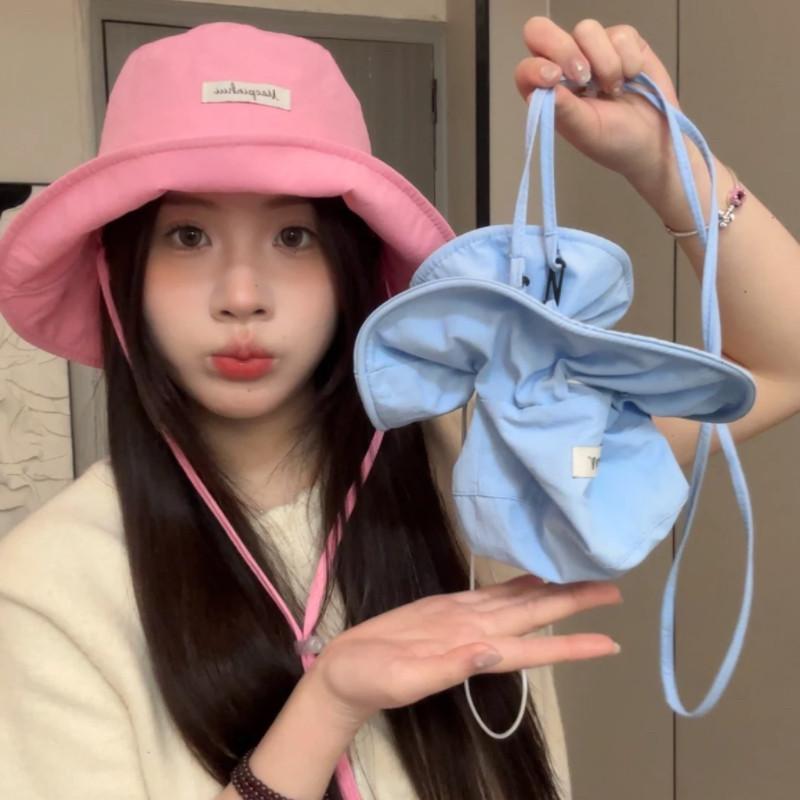 一帽两用可变包包帽子休闲百搭