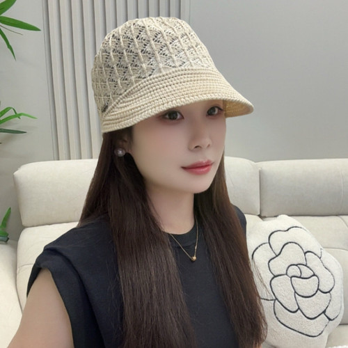 镂空透气马术帽女夏季时尚可折叠