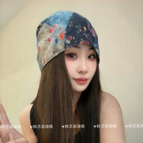 高级染色双面戴春夏显脸小堆堆帽