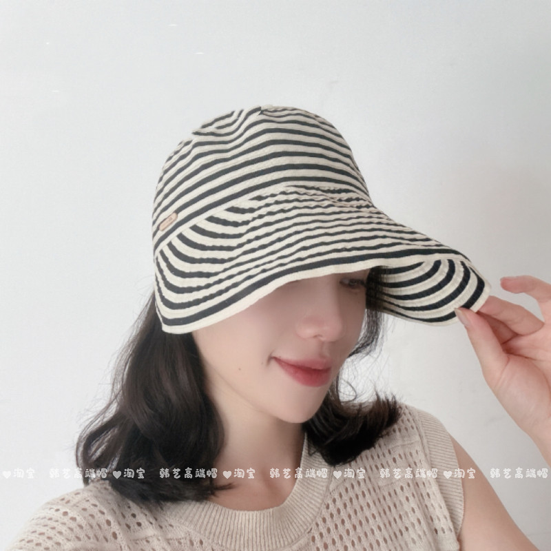 韩版时尚条纹鸭舌帽子女夏季新款