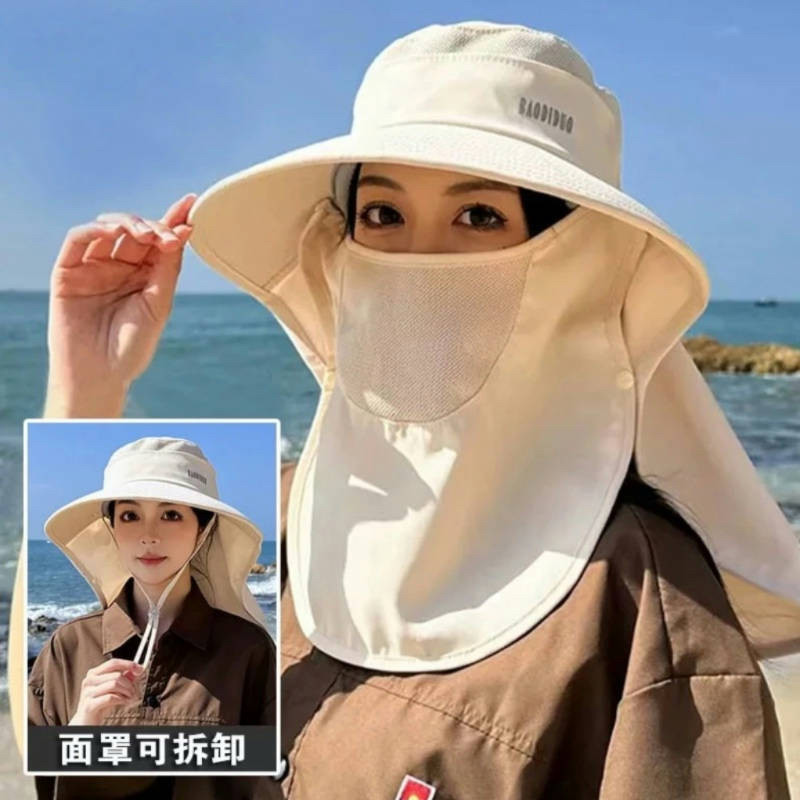 大帽檐女防晒帽子夏季大沿骑车