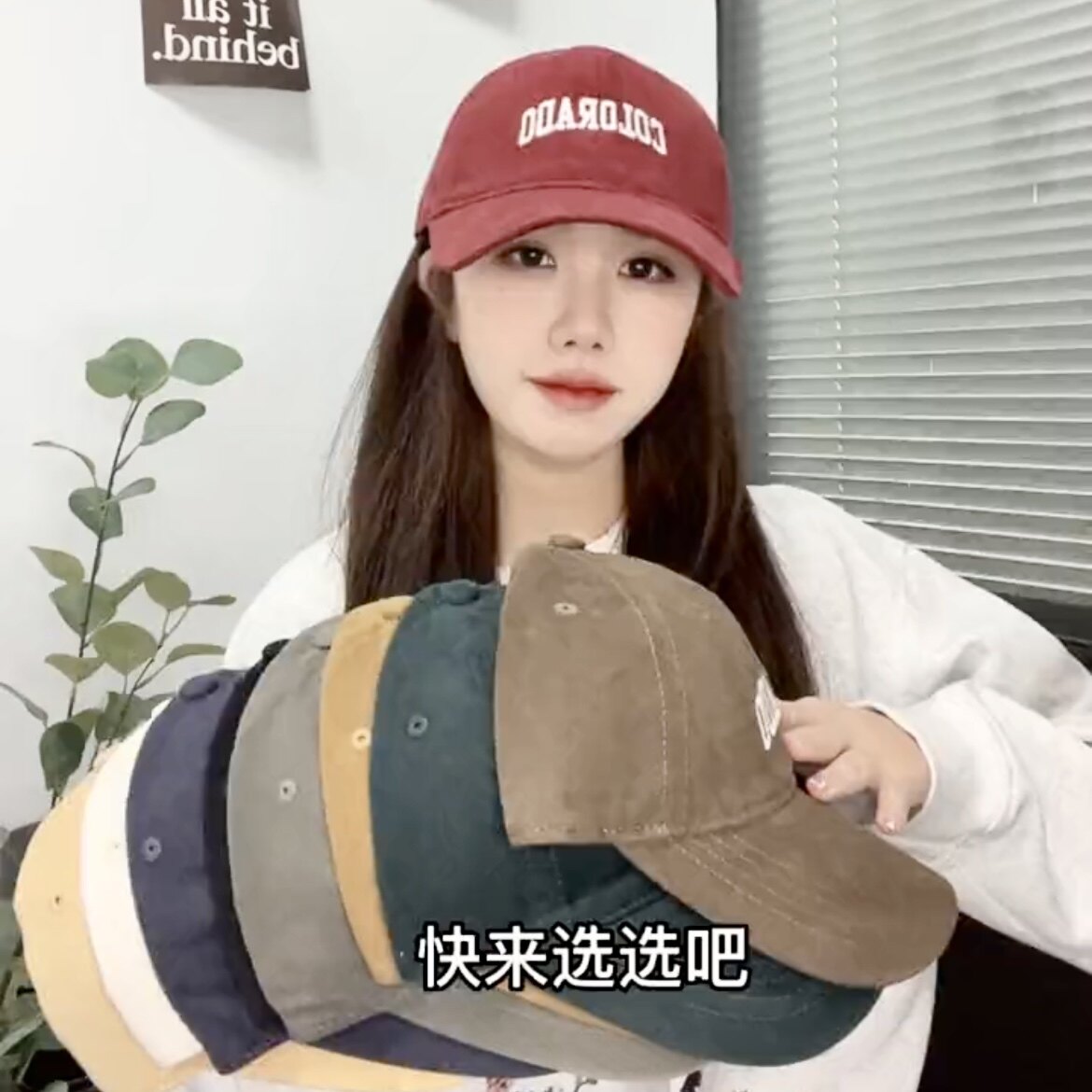 韩版高品质显脸小鸭舌帽子女春秋季新款爆款大头围洋气咖色棒球帽