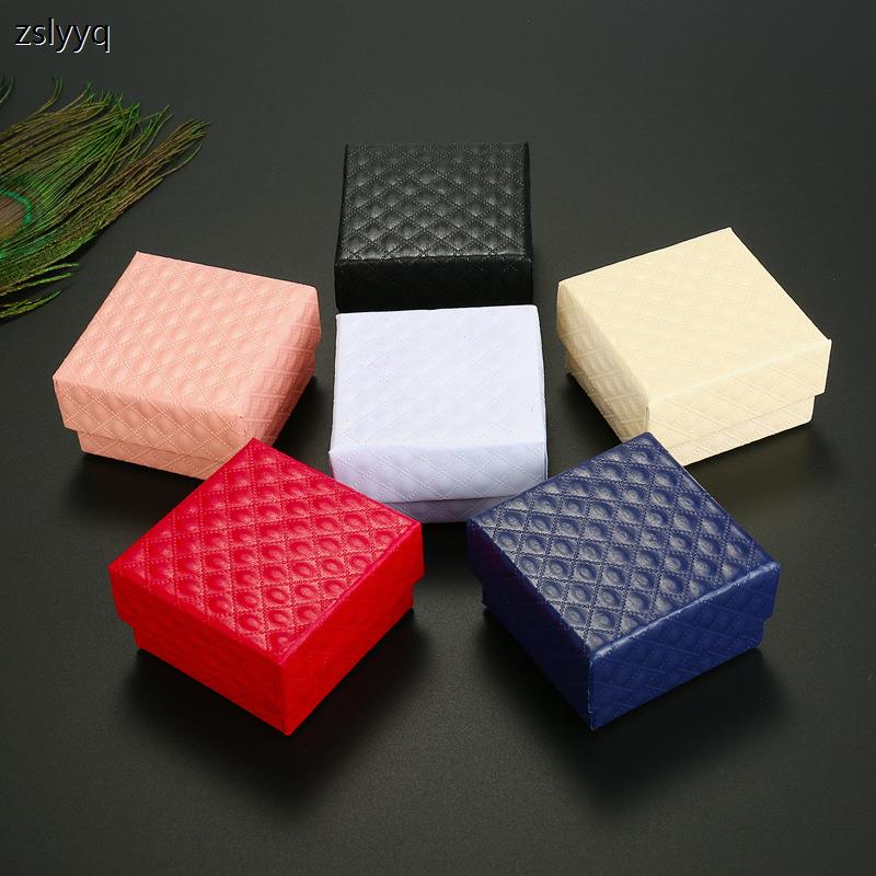 魔力格钻石纹纸质饰品盒