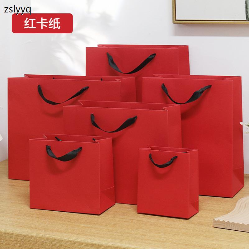 大尺寸礼品袋纯色九色六服装店纸袋特种纸企业包装手提袋珠宝首饰