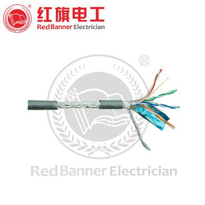 网络线超五类红旗电工国标铜芯