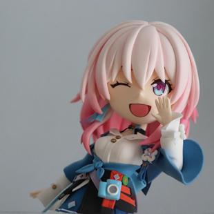 米哈游崩壞：星穹鐵道三月七Q版 超輕粘土手辦定制 阿晴