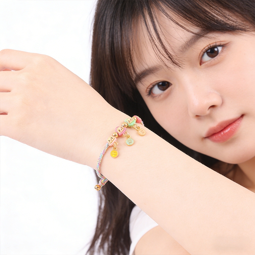 端午节五彩绳手链手环diy手工编织儿童宝宝粽子彩色手绳好运礼物