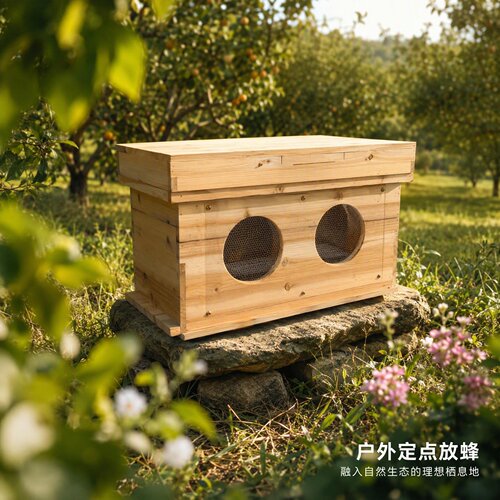 中蜂蜂群蛋群新手试养带王群 活体蜜蜂群土蜂群迷箱直接养殖省心