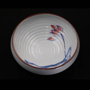 日式陶瓷餐具8寸斗笠形大碗喇叭碗大汤碗大面碗刺身碗色拉碗