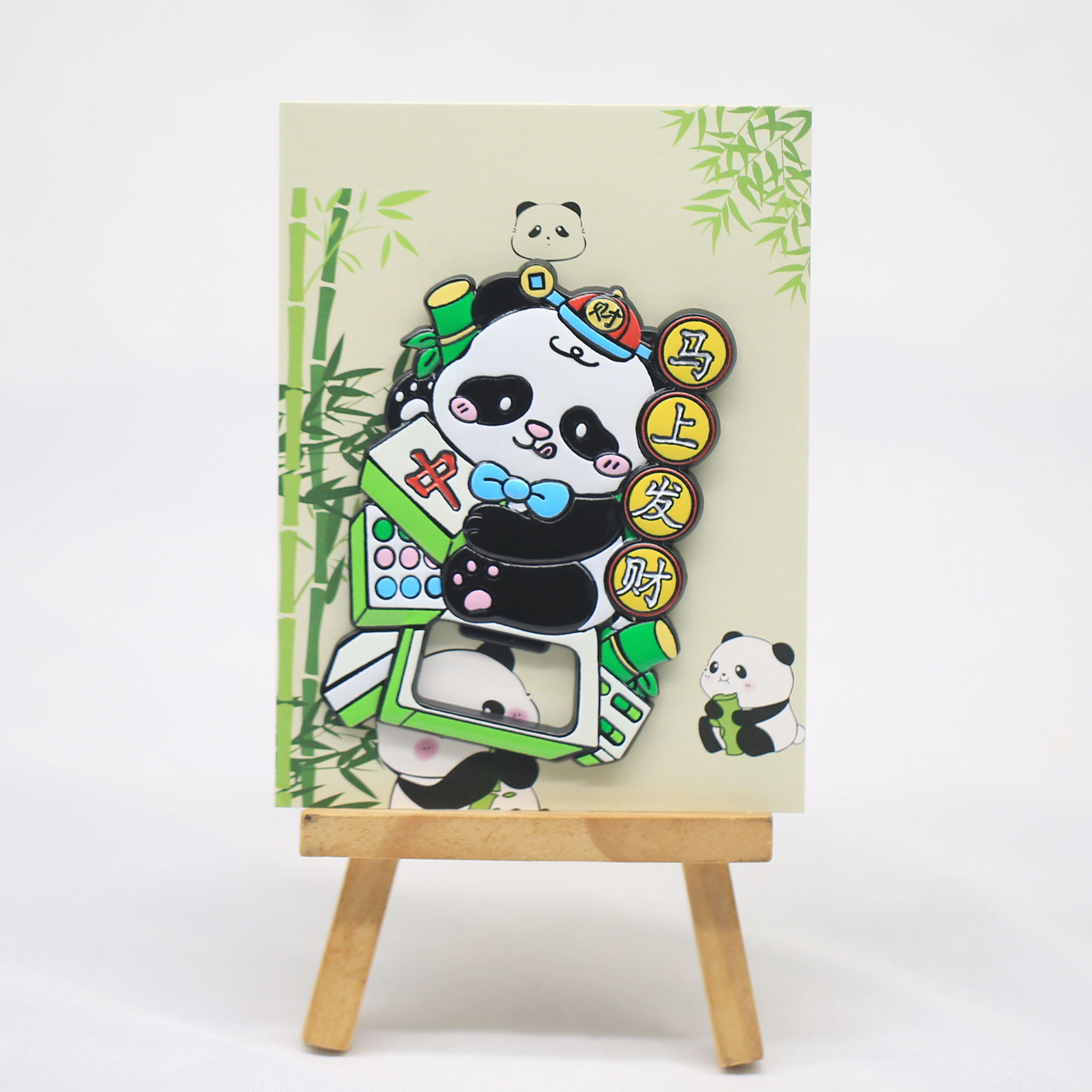 中国礼物熊猫开瓶器冰箱贴