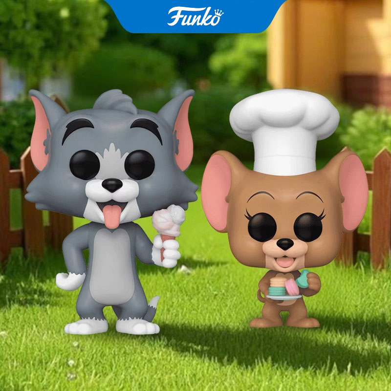 FunkoPOP猫和老鼠汤姆Tom杰瑞Jerry周边手办潮玩摆件公仔玩具礼物