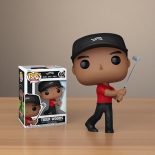 Funko丰高Pop公仔 Tiger 泰格伍兹人偶老虎伍兹挥杆圣诞新年手办