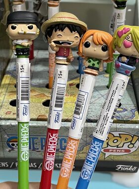 FUNKO海贼王五档乔巴索隆大熊圆珠笔笔潮玩动漫圣诞新年周边文具