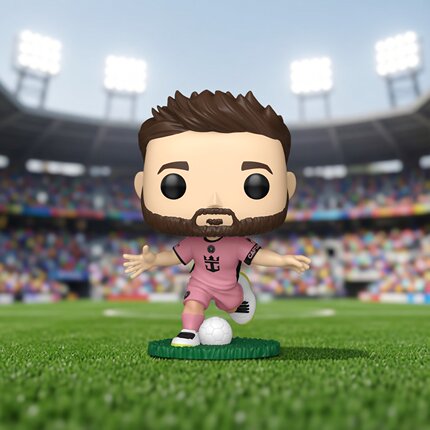 Funko足球2026世界杯FIFA利昂内尔梅西（粉色款）公仔手办礼物