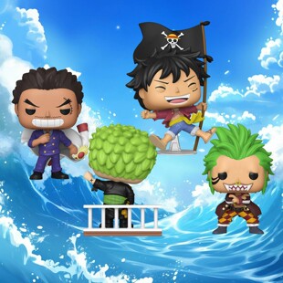 Funko海贼王路飞索隆艾尼路卡普周边航海王手办摆件公仔礼物