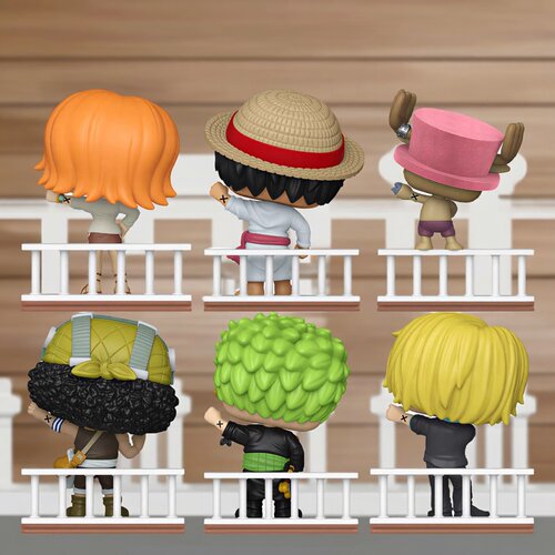 Funko POP海贼王One Piece薇薇伙伴印记路飞山治索隆娜美乔巴手办