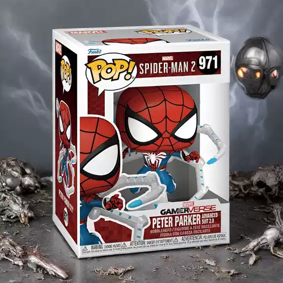 Funko POP Marvel Spider-Man 2 Action Figures - Miles, Venom, Peter (Official Toy Collectible)