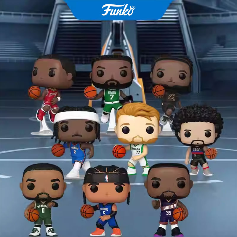 Funko POP篮球NBA球星库里乔丹詹姆斯杜兰特手办潮玩摆件公仔礼物