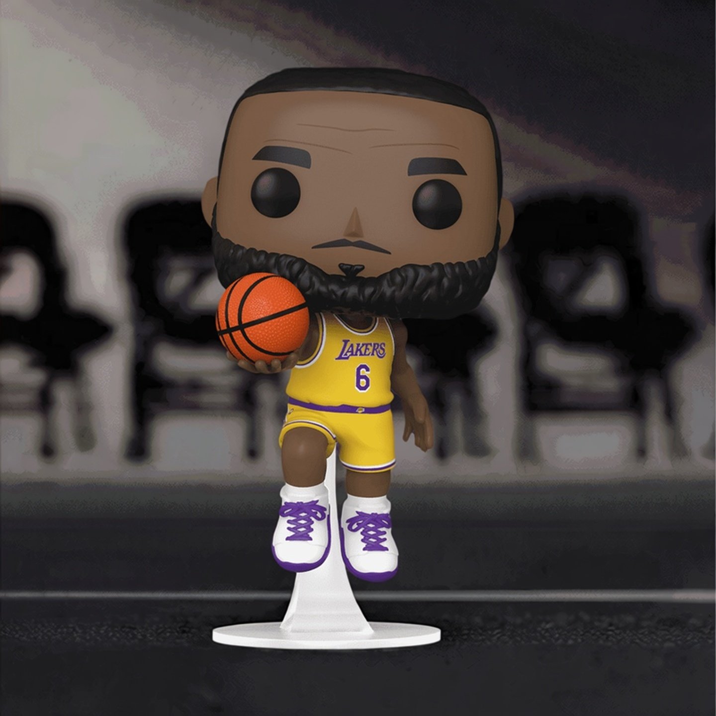 现货Funko POP篮球NBA湖人-勒布朗詹姆斯6号球衣手办潮玩新年礼物