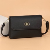 真皮女斜跨婆婆包包2025秋冬新款 百搭斜挎小包 中年妈妈单肩包时尚