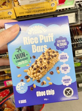 澳洲代购直邮 Springhill Farm 低糖无麸质健康米饼午餐盒友好80g