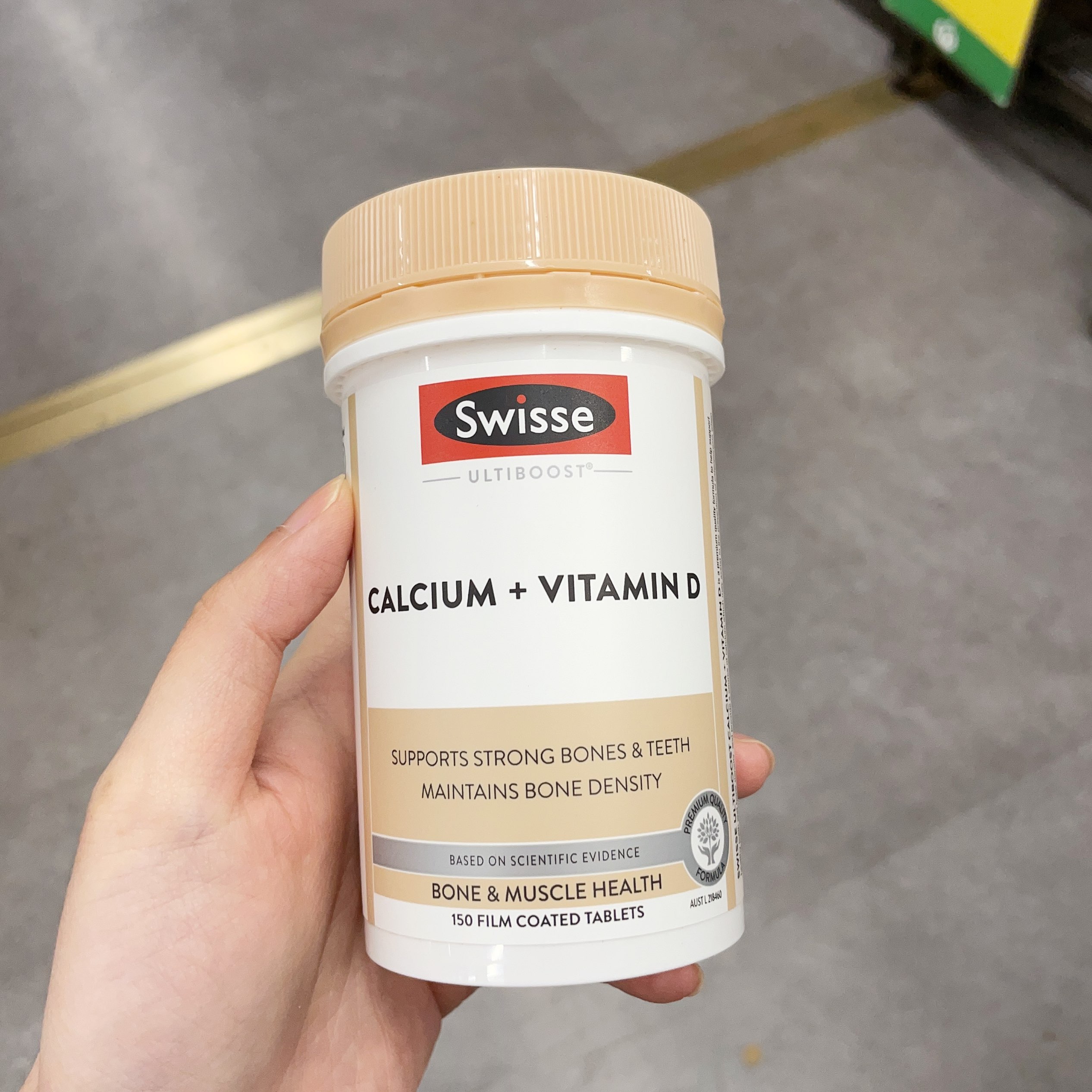 澳洲直邮Swisse中老青少年孕妇Calcium VitaminD补钙维他命D150片