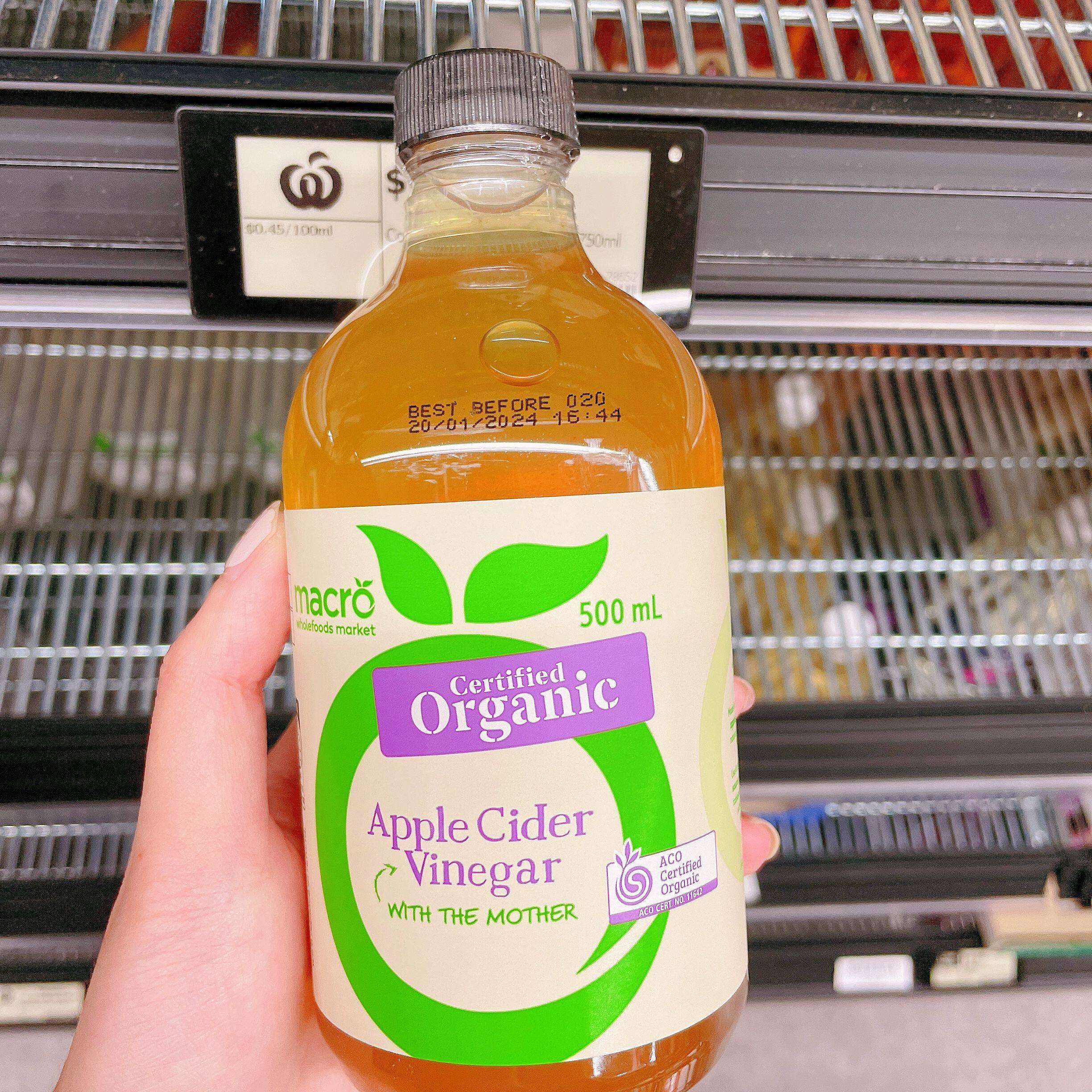 m家澳洲直邮apple cider有机macro健康苹果醋饮料减zhi好物 500ml