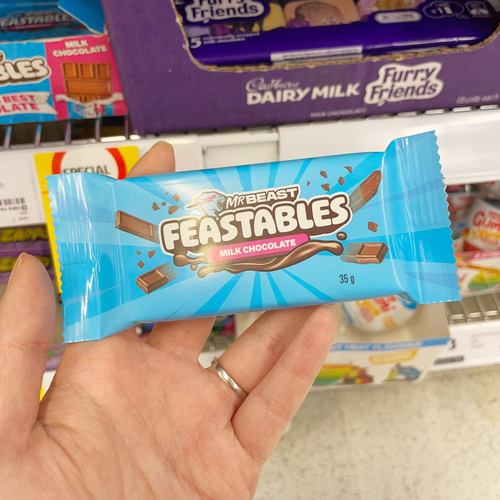 澳洲代购直邮mrbeast Feastables 野兽先生牛奶巧克力 35g 60g