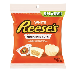 澳洲代购直邮 Reeses 奶油花生酱夹心 牛奶巧克力 白巧克力 280g