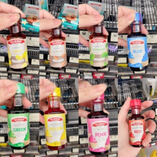 澳洲代购直邮 QUEEN食用色素烘培蛋糕 DIY原料 香草精 多口味香精