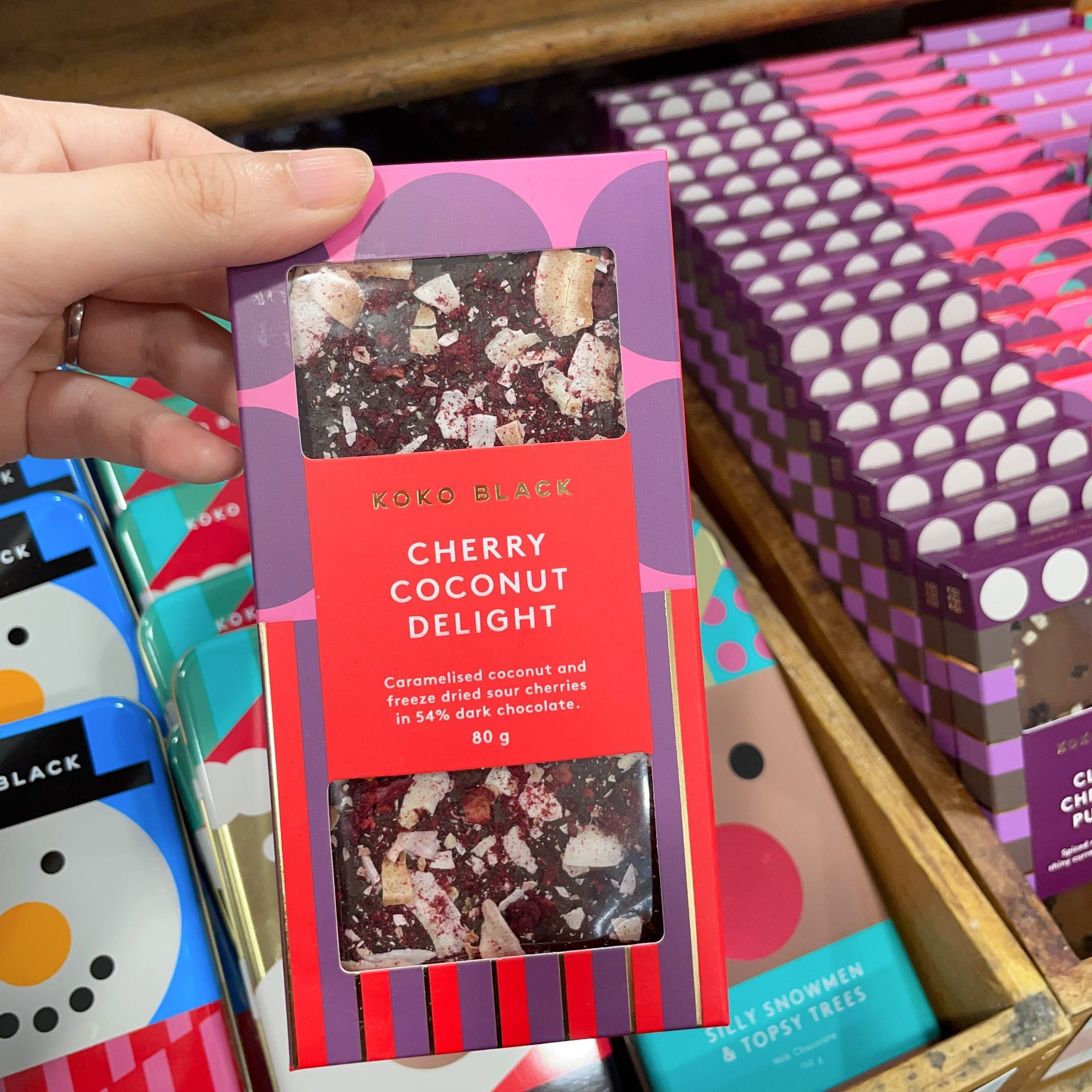 澳洲代购直邮 圣诞限定 季节热款 坚果水果巧克力牛奶巧黑巧 100g