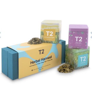 澳洲直邮t2茶叶经典早茶三部曲锡罐礼盒Down Under Wonders伴手礼